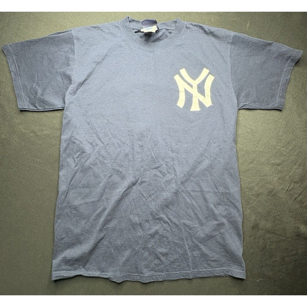 New York Yankees T Shirt Cooperstown Collection Mens L MICKEY MANTLE 11625